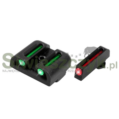 Światłowodowe przyrządy celownicze do pistoletów TRUGLO FIBER OPTIC SET LOW (TG131G1)-109285