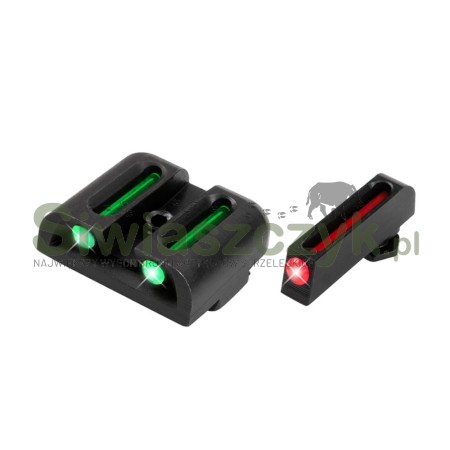 Światłowodowe przyrządy celownicze do pistoletów TRUGLO FIBER OPTIC SET LOW (TG131G1)-109285