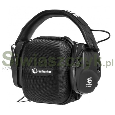 Ochronniki słuchu REALHUNTER Active ProSHOT BT czarne -118184