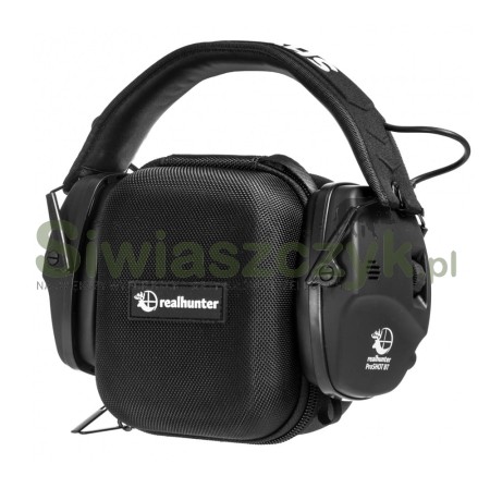 Ochronniki słuchu REALHUNTER Active ProSHOT BT czarne -118184