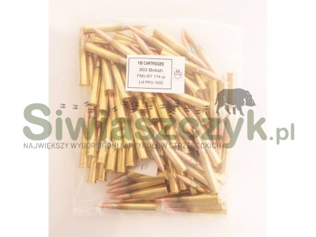 Amunicja PRVI Partizan kal .303 British FMJ BT 11,3g(174gr)-118188