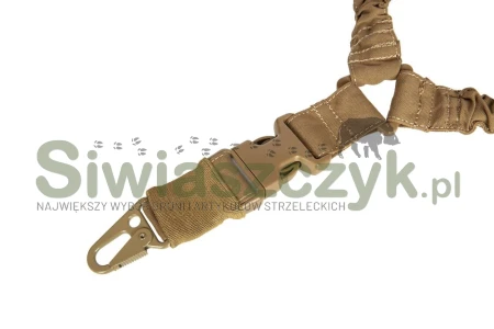 Pas PRIMAL GEAR Bungee Esmo jednopunktowy- Coyote Brown-118230