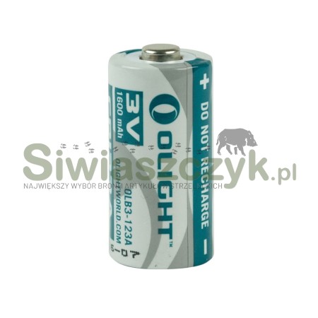 Bateria OLIGHT 3V CR123A Li-Fe 1600mAh-118369
