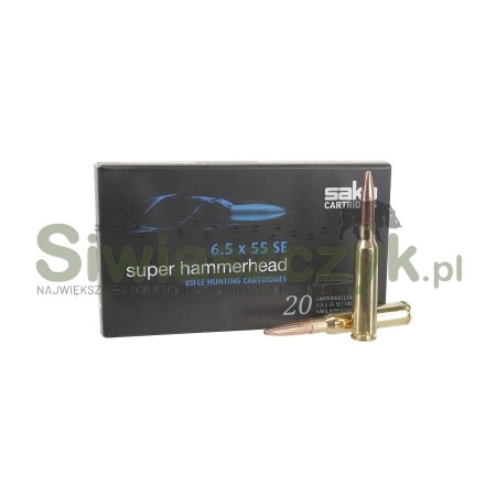 Amunicja SAKO 6,5x55 Super Hammerhead 9,1g(140gr)-118479