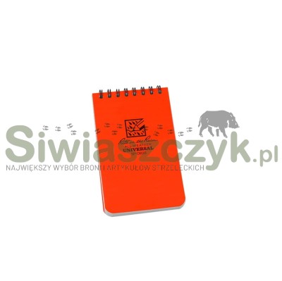 Notatnik wodoodporny RITE IN THE RAIN 3x 5" Orange (OR35)-118496