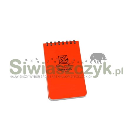 Notatnik wodoodporny RITE IN THE RAIN 3x 5" Orange (OR35)-118496