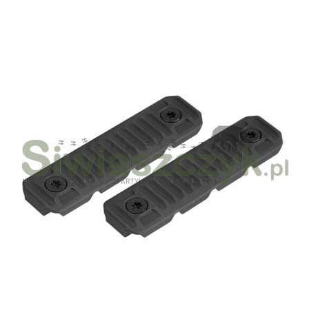 Osłony STRIKE INDUSTRIES szyny M-LOK Długie 2 szt. (SI-AR-CM-COVER-L-BK)-118608