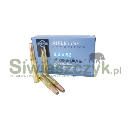 Amunicja PRVI 9,3x62 SP 18,5g(285gr)-118639