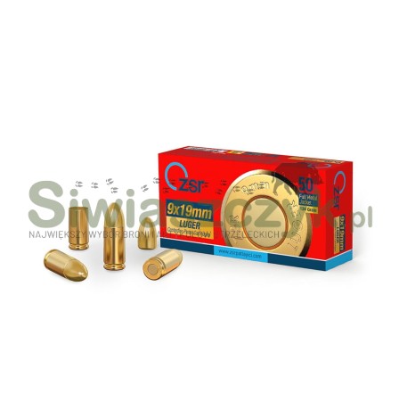 Amunicja ZSR 9x19 FMJ 8,0g(124gr) -118662