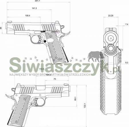 Pistolet BUL 1911 Commander kal. 45ACP-118677