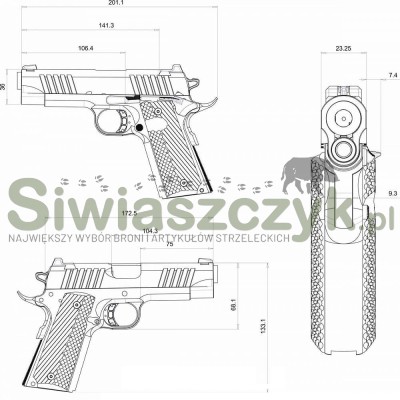 Pistolet BUL 1911 Commander kal. 45ACP-118679