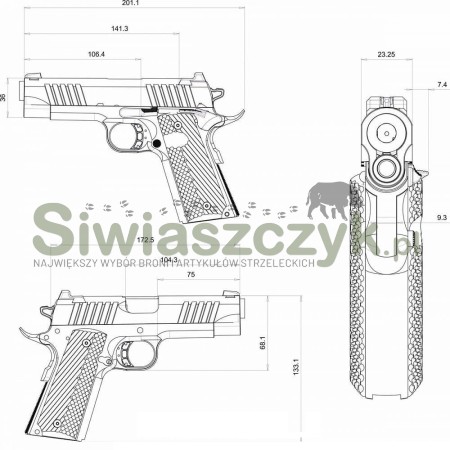 Pistolet BUL 1911 Commander kal. 45ACP-118679