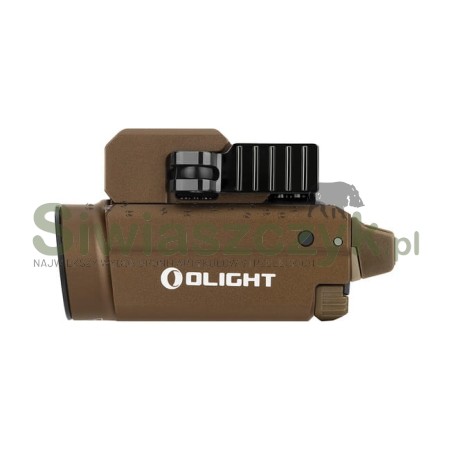 Latarka OLIGHT BALDR S Desert Tan - 800 lumenów, Green Laser-116656