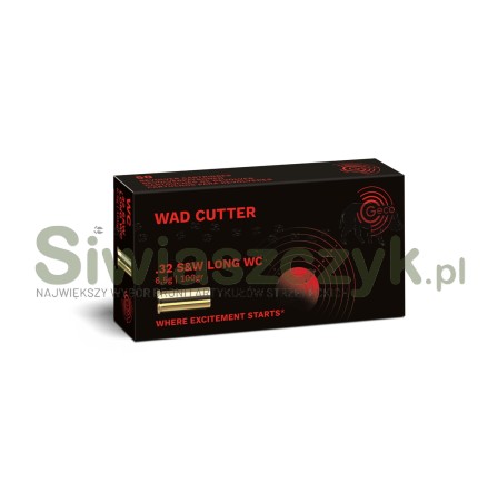 Amunicja GECO 32S&W LONG WC 6,5g(100gr)-118742
