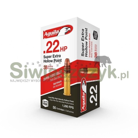 Amunicja AGUILA 22 LR super extra HV HP 2,46g (38gr)-118891
