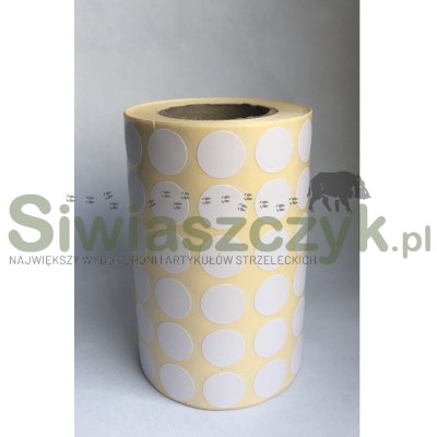 Zaklejki do przestrzelin białe fi 15mm (6000szt.)-119042