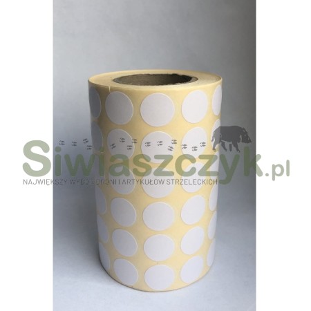 Zaklejki do przestrzelin białe fi 15mm (6000szt.)-119042
