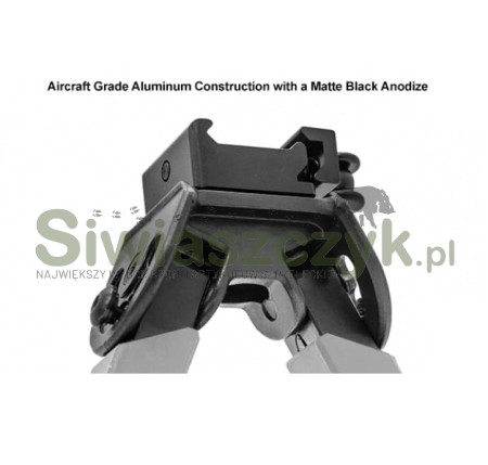 Bipod LEAPERS składany Rubber Armored QD (072-219)-119082