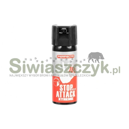 Gaz pieprzowy Perfecta Stop Attack Xtreme strumień 50 ml -119094