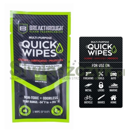 Ściereczki BREAKTHROUGH CLP 12 szt. Clean (BT-CLP-QW-12PK)-119398