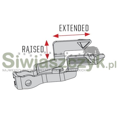 Podwyższony zrzut zamka KAGWERKS do Glock gen 5 (KAG-GSRA-R2)-119400