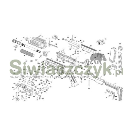 Kurek CZ Scorpion EVO3 (3660-0360-0704)-119516