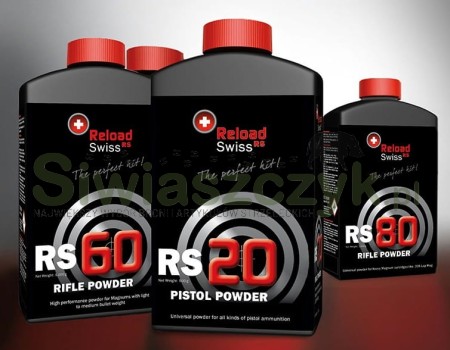 Proch RELOAD SWISS RS20 nitrocelulozowy 0,5kg-119600