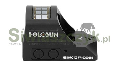 Kolimator HOLOSUN HS407C X2 Micro Red Dot Solar Panel-119606