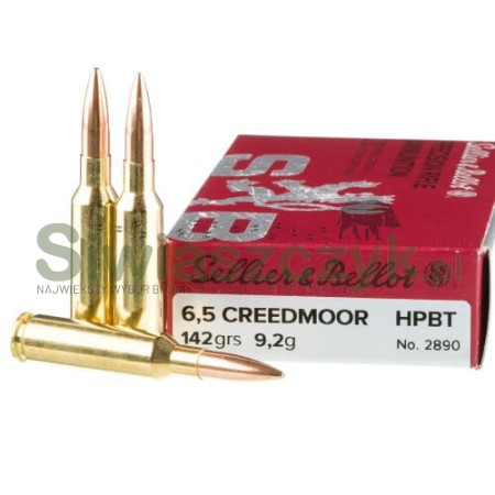 Amunicja S&B  6,5 Creedmoor HPBT 9,2g(142gr)-119640