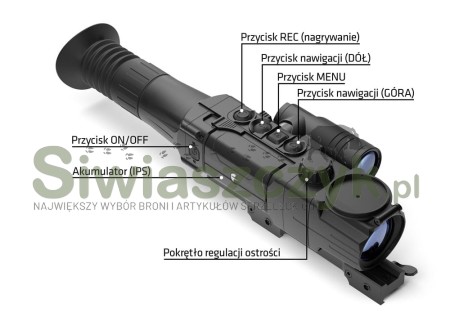 Luneta noktowizyjna Pulsar Digisight Ultra N455 LRF (Bez montażu)(76628X)-194f0a842a6ff74d9cf852d00edf96fe