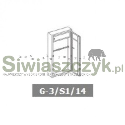 Szafa metalowa Novcan G3/S1/14 RAL9002-119873