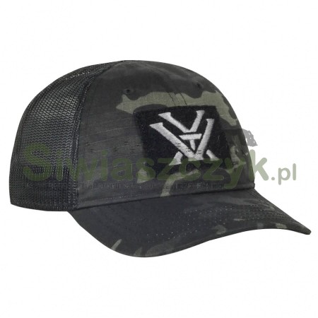 Czapka VORTEX z daszkiem męska Counterforce czarny kamuflaż -120131