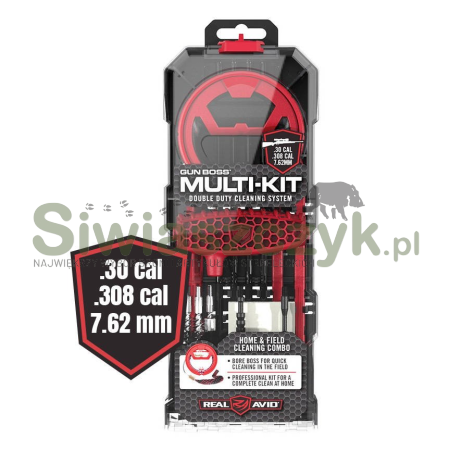 Zestaw narzędzi do czyszczenia broni REAL AVID Gun Boss Multi-Kit .30 / .308 / 7.62 mm (AVGBMK308)-111480