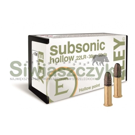 Amunicja ELEY 22 LR Subsonic Hollow 2,5g(38gr)-120361