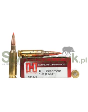 Amunicja HORNADY 6,5Creedmoor SST Superformance 8,36g(129gr)(81496)-120717
