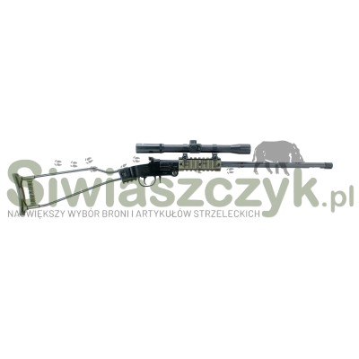 Karabinek CHIAPPA Little Badger z lunetą 4x20 kal.22Lr, OD Green-120791