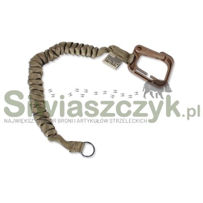 Smycz CETACEA TACTICAL Poly-Bina Covered Mini Coil Tether Coyote Brown (TA-MCT2-COY)-120832
