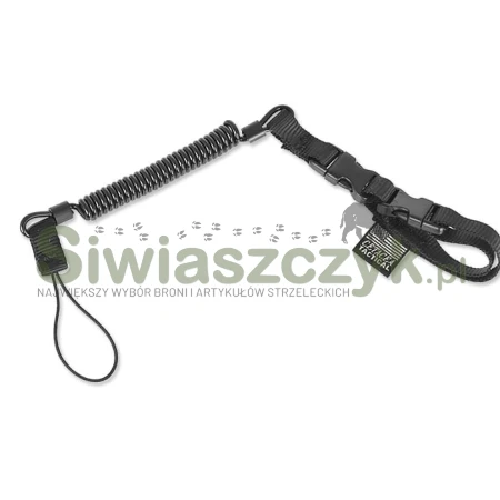 Smycz CETACEA TACTICAL Plain Clothes Mini-Coil Lanyard (TA-PCO-BLK)-120833