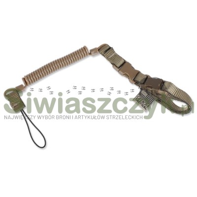 Smycz CETACEA TACTICAL Plain Clothes Mini-Coil Lanyard (TA-PCO-COY)-120834