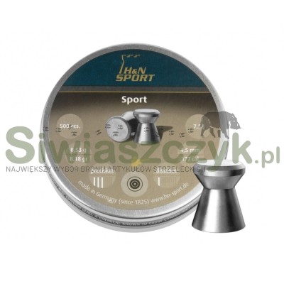 Śrut Diabolo H&N SPORT GLATT 4,50/500 0,53g(8,18gr)-103159