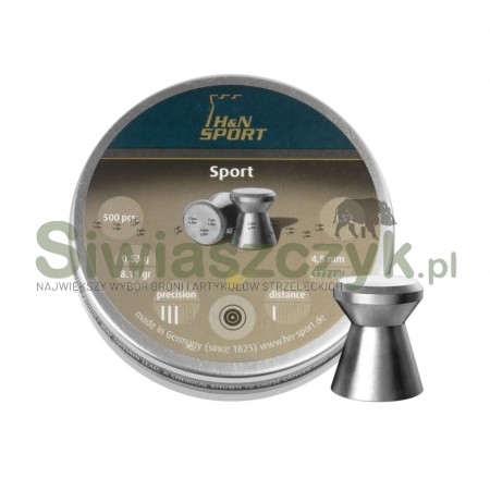 Śrut Diabolo H&N SPORT GLATT 4,50/500 0,53g(8,18gr)-103159