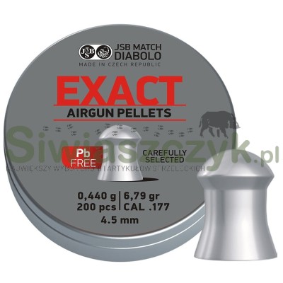 Śrut diabolo JSB EXACT Lead free 4,5/200 0,44g(6,79gr)(1004-02-200) -120942