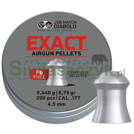 Śrut diabolo JSB EXACT Lead free 4,5/200 0,44g(6,79gr)(1004-02-200) -120942
