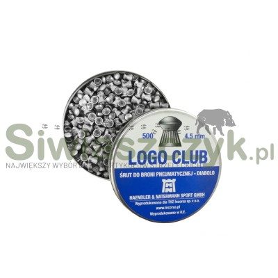 Śrut Diabolo H&N Logo Club  4,5/500 0,48g(7,48gr)-103173