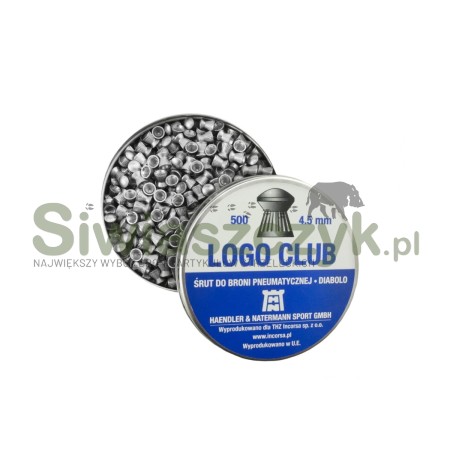 Śrut Diabolo H&N Logo Club  4,5/500 0,48g(7,48gr)-103173