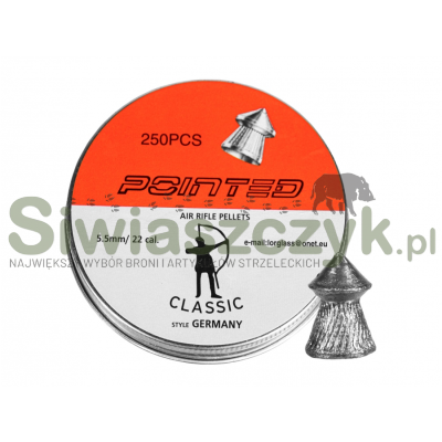 Śrut POINTED diabolo Classic Boxer 5,5mm/250 szt. -112655