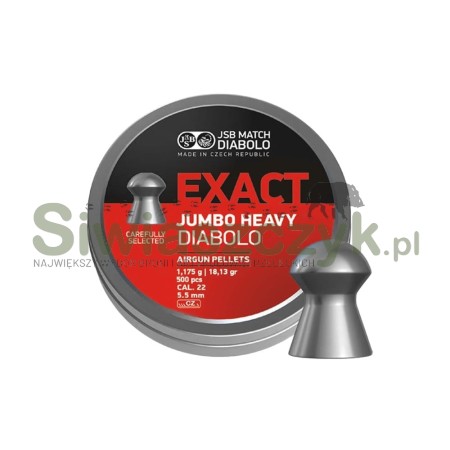 Śrut Diabolo JSB EXACT JUMBO HEAVY kal. 5,53/500-103806