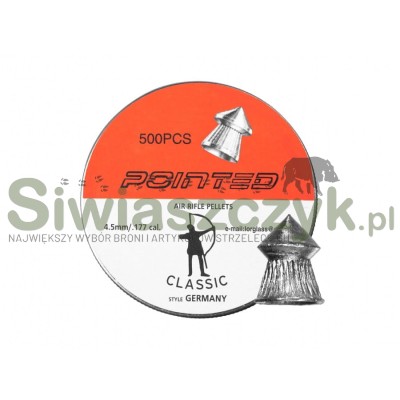 Śrut POINTED diabolo Classic Boxer 4,5mm/500 szt. -115694