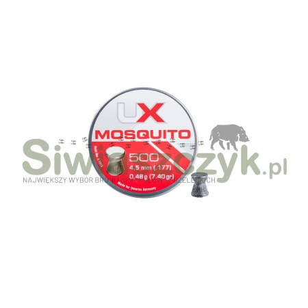 Śrut UMAREX diabolo Mosquito Ribbed 4,5 mm 500 szt. -119881