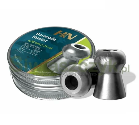 Śrut Diabolo H&N BARACUDA Hunter 6,35/150 1,78g(27,47gr)-120800